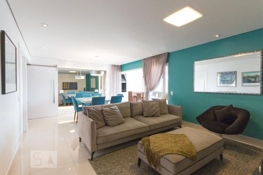 Sala de apartamento à venda com 3 quartos, 140m² em Bosque da Saúde, São Paulo
