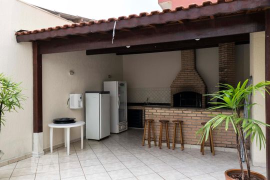 Área comum - Churrasqueira de apartamento à venda com 2 quartos, 86m² em Vila Gumercindo, São Paulo