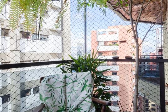 Varanda da Sala de apartamento à venda com 4 quartos, 140m² em Centro, Santo André