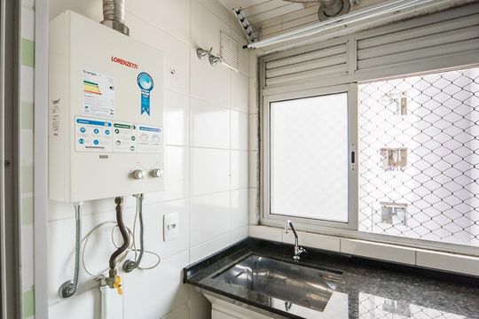 Área de Serviço de apartamento para alugar com 2 quartos, 50m² em Planalto, São Bernardo do Campo