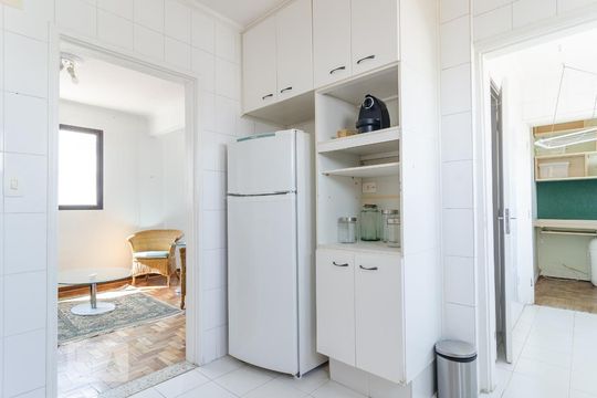 Cozinha de apartamento para alugar com 2 quartos, 80m² em Mirandópolis, São Paulo