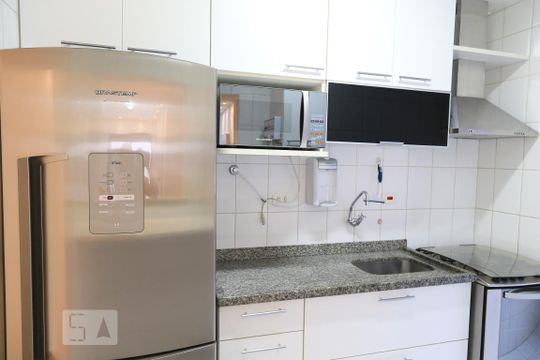Cozinha de apartamento à venda com 2 quartos, 65m² em Jardim das Laranjeiras, São Paulo