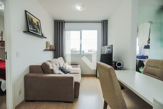 Sala de apartamento à venda com 1 quarto, 34m² em Água Branca, São Paulo