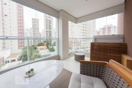 Varanda de apartamento para alugar com 1 quarto, 56m² em Paraíso, São Paulo