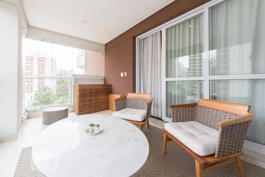 Varanda de apartamento para alugar com 1 quarto, 56m² em Paraíso, São Paulo