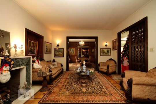 Sala de casa para alugar com 4 quartos, 500m² em Pacaembu, São Paulo