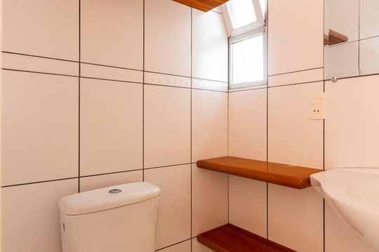 Banheiro social de apartamento à venda com 2 quartos, 68m² em Vila da Saúde, São Paulo