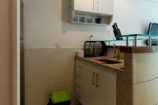 Cozinha americana de apartamento à venda com 2 quartos, 95m² em Lagoa, Rio de Janeiro