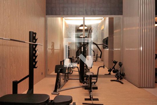 Área comum - Academia de kitnet/studio à venda com 1 quarto, 27m² em Santa Efigênia, São Paulo