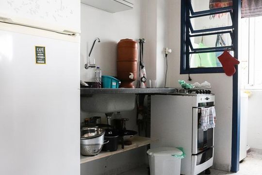 Cozinha de apartamento à venda com 1 quarto, 59m² em Cerqueira César, São Paulo