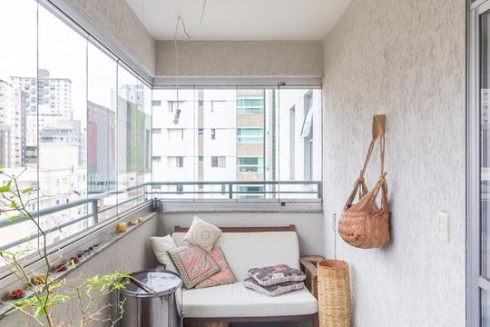 Varanda de apartamento para alugar com 4 quartos, 120m² em Buritis, Belo Horizonte