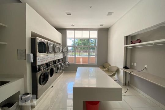 Área comum - Lavanderia de kitnet/studio para alugar com 1 quarto, 35m² em Real Parque, São Paulo