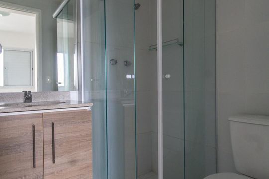 Suíte de apartamento para alugar com 1 quarto, 49m² em Vila Andrade, São Paulo