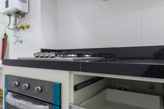 Cozinha de apartamento à venda com 3 quartos, 77m² em Saúde, São Paulo