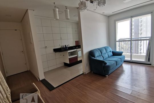 Sala de apartamento para alugar com 2 quartos, 47m² em Vila Andrade, São Paulo