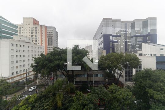 Vista da Varanda da Sala de apartamento à venda com 1 quarto, 60m² em Liberdade, São Paulo