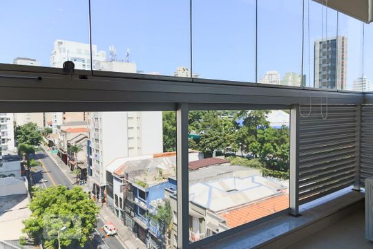 Varanda de kitnet/studio à venda com 1 quarto, 22m² em Consolação, São Paulo