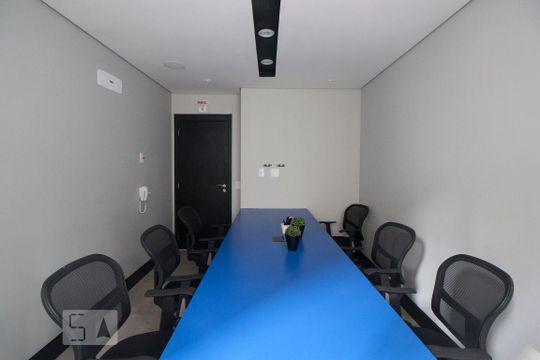 Sala de reunião do Condomínio de kitnet/studio para alugar com 1 quarto, 34m² em Consolação, São Paulo
