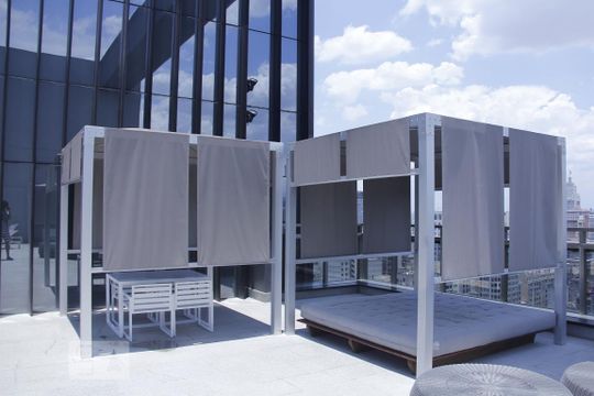 Piscina de kitnet/studio para alugar com 1 quarto, 28m² em Santa Efigênia, São Paulo