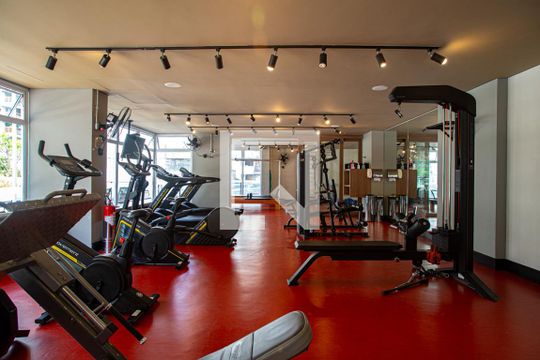 Área comum - Academia de kitnet/studio para alugar com 1 quarto, 35m² em Consolação, São Paulo