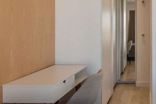Suíte de apartamento para alugar com 1 quarto, 58m² em Campo Belo, São Paulo