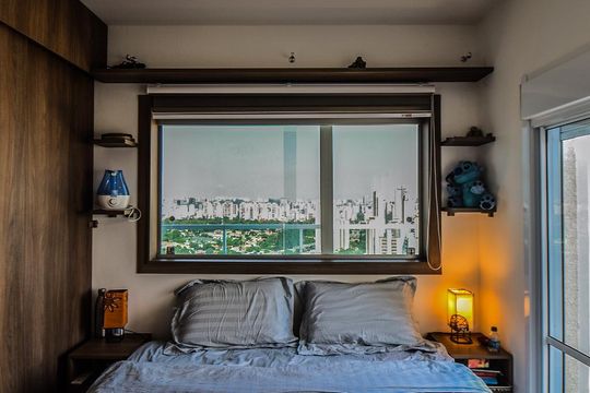 Suíte de apartamento à venda com 1 quarto, 95m² em Jardim Aeroporto, São Paulo