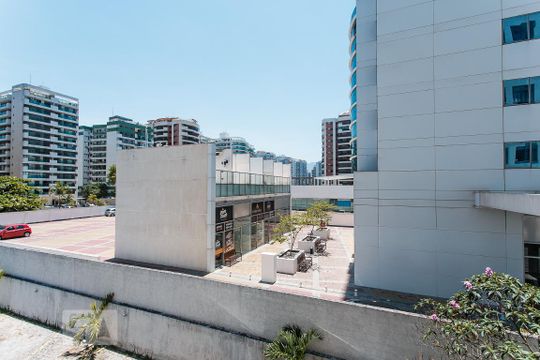 Vista Varanda Sala de apartamento para alugar com 3 quartos, 70m² em Barra da Tijuca, Rio de Janeiro