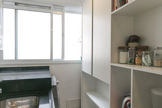 Área de serviço  de apartamento à venda com 2 quartos, 89m² em Vila Gumercindo, São Paulo