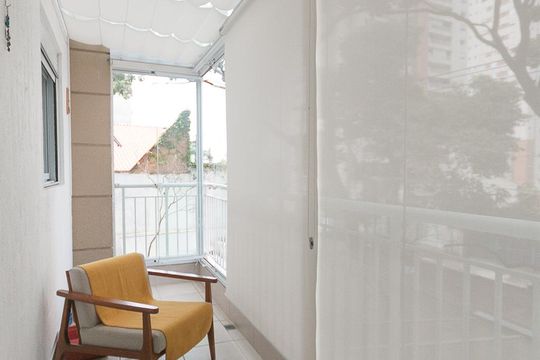 Varanda  de apartamento à venda com 2 quartos, 89m² em Vila Gumercindo, São Paulo