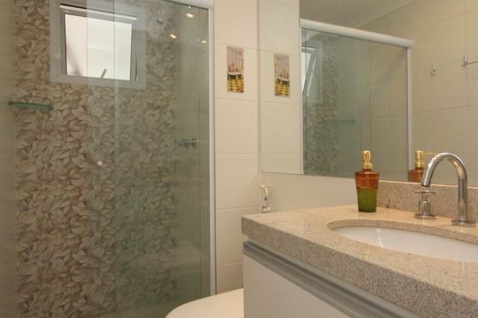 Banheiro de apartamento à venda com 1 quarto, 41m² em Consolação, São Paulo