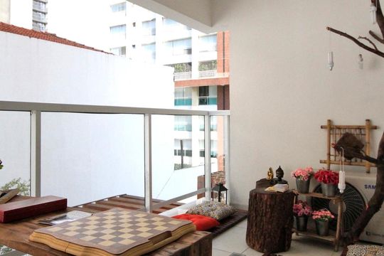 Varanda de apartamento à venda com 1 quarto, 41m² em Consolação, São Paulo