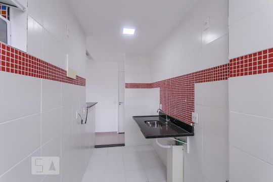 Cozinha de apartamento à venda com 3 quartos, 59m² em Vargem Grande, Rio de Janeiro