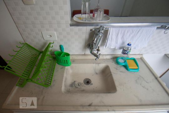 Pia de apartamento à venda com 1 quarto, 55m² em Campos Elíseos, São Paulo
