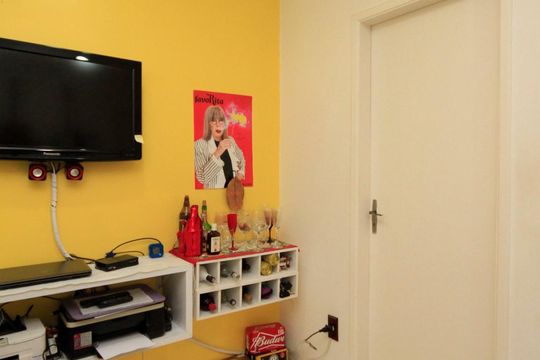 Sala de apartamento para alugar com 1 quarto, 48m² em Bela Vista, São Paulo