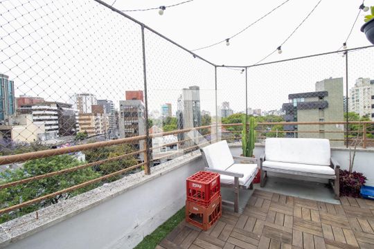 Área externa de apartamento à venda com 1 quarto, 120m² em Rio Branco, Porto Alegre
