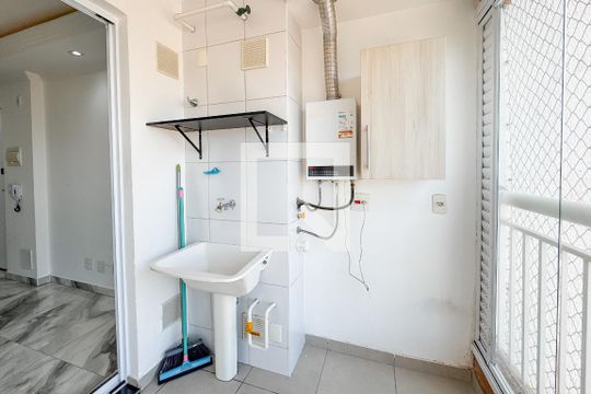 Varanda da Sala de apartamento para alugar com 1 quarto, 35m² em Cambuci, São Paulo