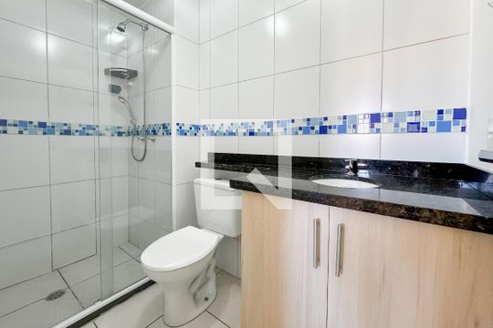 Banheiro da Suíte de apartamento para alugar com 1 quarto, 35m² em Cambuci, São Paulo