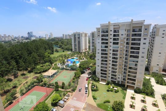 Vista da Varanda de apartamento para alugar com 3 quartos, 94m² em Alphaville, Santana de Parnaíba