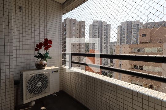 Varanda da Sala de apartamento para alugar com 2 quartos, 66m² em Vila Andrade, São Paulo