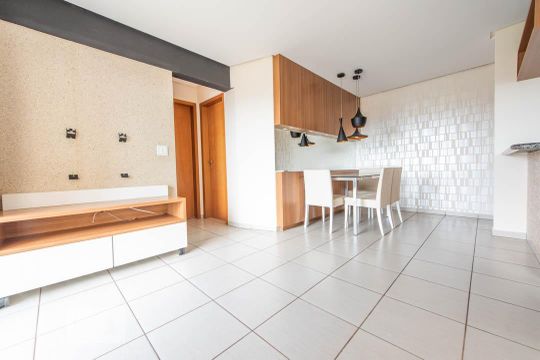 Sala de apartamento à venda com 2 quartos, 59m² em Vila dos Alpes, Goiânia