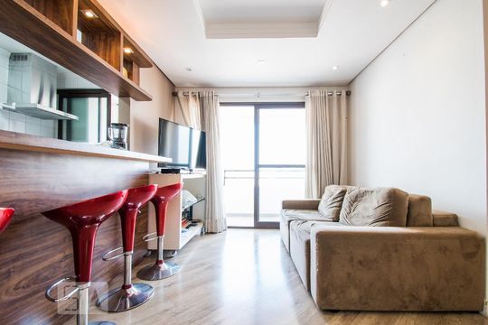 Sala de apartamento para alugar com 2 quartos, 67m² em Jardim da Glória, São Paulo