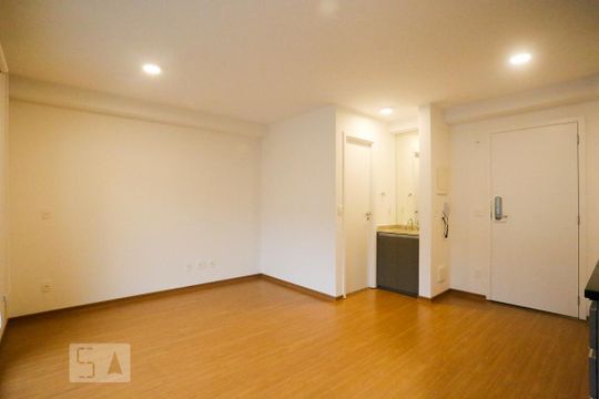 Sala e Quarto de kitnet/studio para alugar com 1 quarto, 31m² em Pinheiros, São Paulo