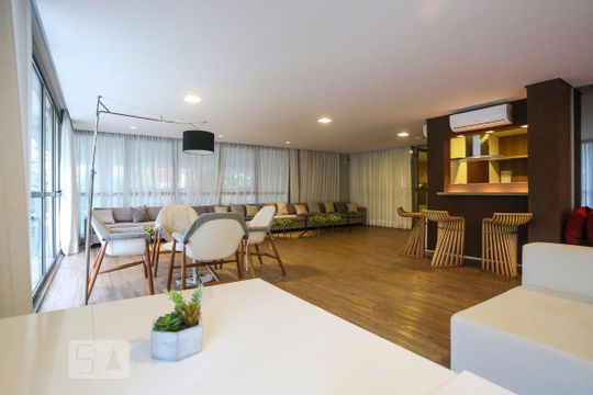 Salão de Festa de kitnet/studio para alugar com 1 quarto, 31m² em Pinheiros, São Paulo