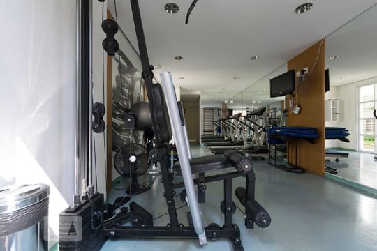 Área comum - Academia de apartamento para alugar com 1 quarto, 44m² em Vila Mariana, São Paulo