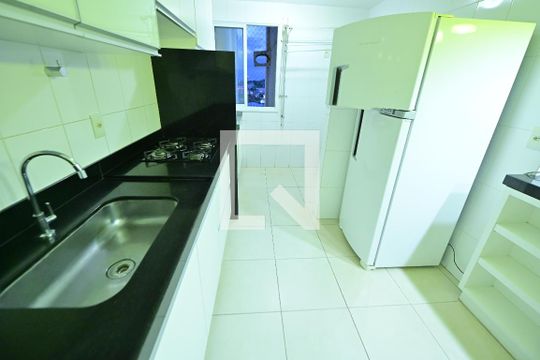 Sala/Cozinha de apartamento à venda com 2 quartos, 70m² em Setor Pedro Ludovico, Goiânia