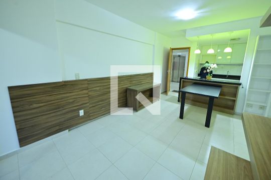 Sala/Cozinha de apartamento à venda com 2 quartos, 70m² em Setor Pedro Ludovico, Goiânia