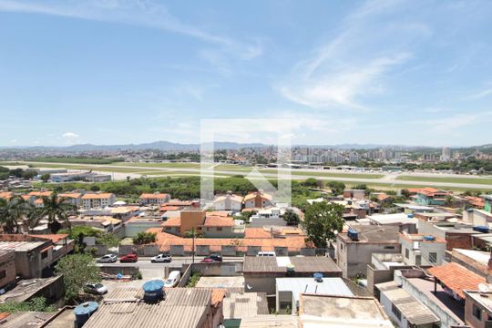 Vista da Suite de apartamento à venda com 2 quartos, 55m² em São Luiz, Belo Horizonte