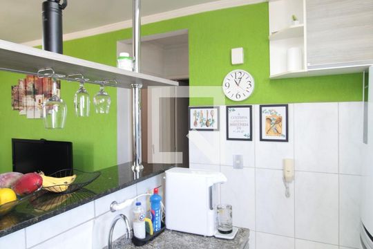 Cozinha e Área de Serviço de apartamento à venda com 2 quartos, 55m² em São Luiz, Belo Horizonte