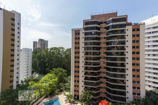 vista de kitnet/studio para alugar com 1 quarto, 60m² em Vila Andrade, São Paulo