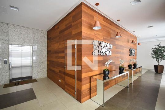 Hall social de apartamento à venda com 1 quarto, 50m² em Vila Andrade, São Paulo